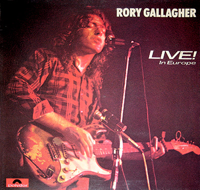 RORY GALLAGHER - Live In Europe (English and German Releases)  album front cover vinyl record